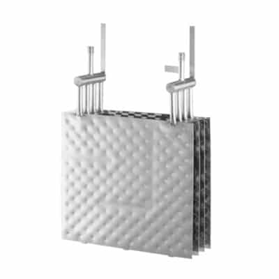 Intercambiadores de calor de placas metálicas cuadrato cuádruple